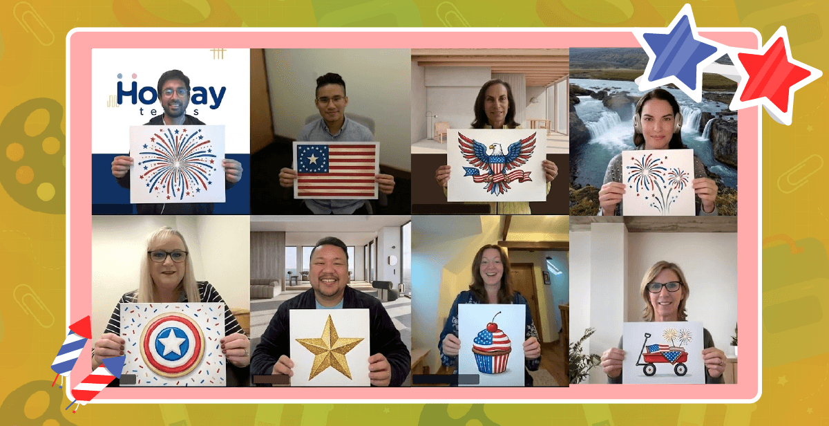 Virtual 4th of July Paint Party