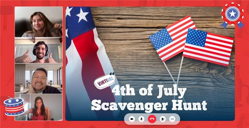 Virtual 4th of July Scavenger Hunt
