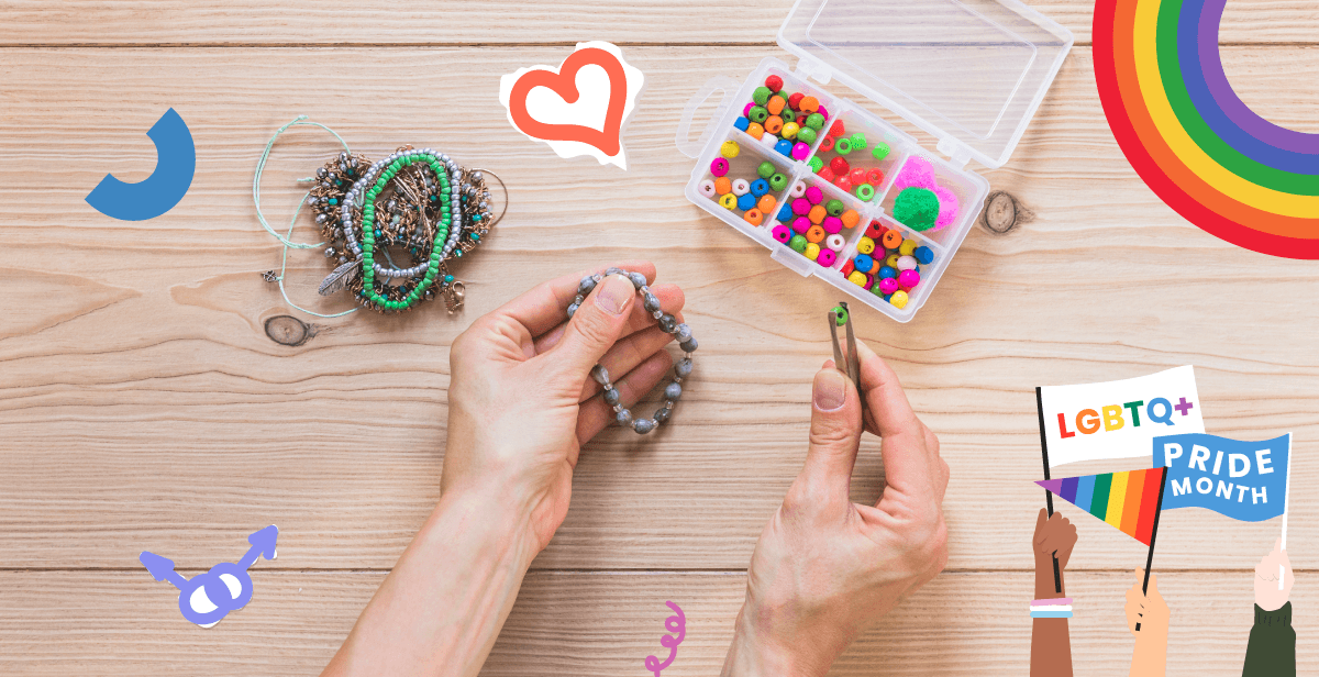 Virtual Pride Beaded Bracelet Making – ‘Be-You’tifully Crafted!