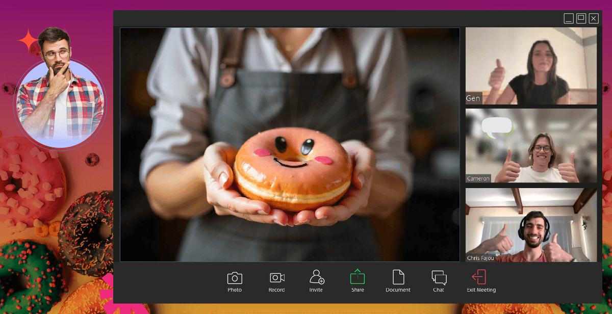 Virtual Doodle Donuts
