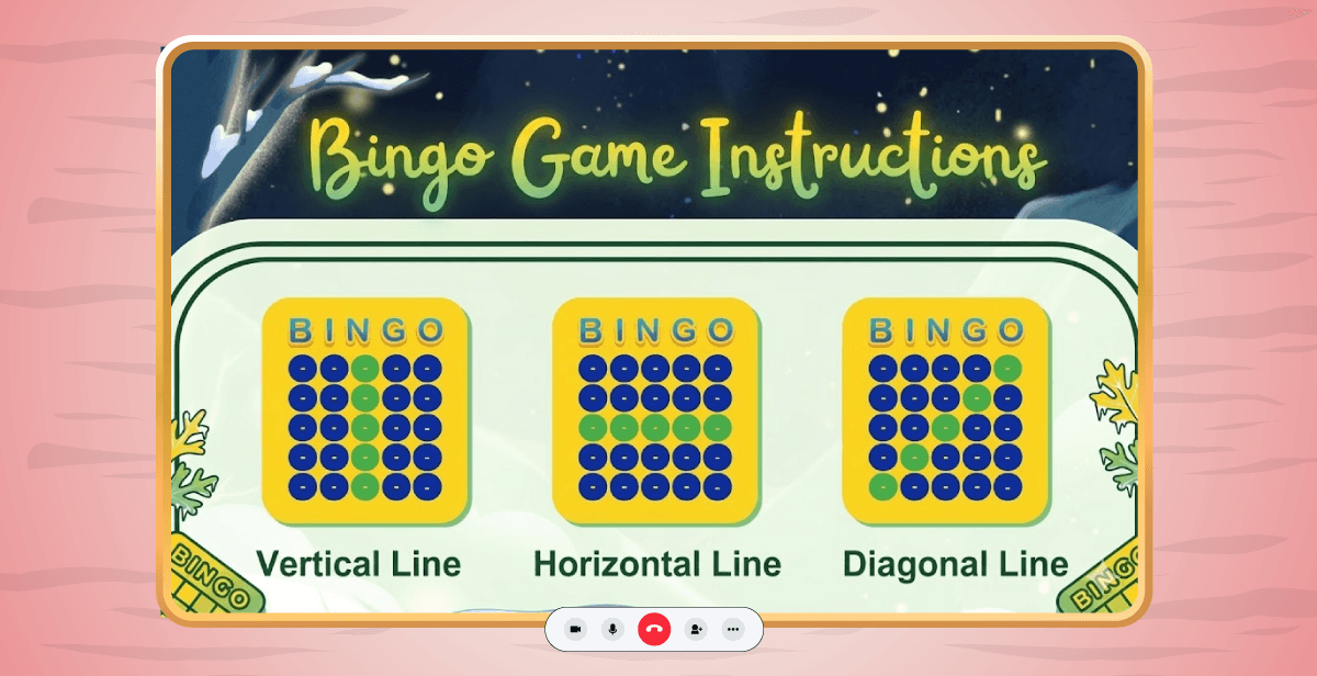 Virtual Intern Bingo
