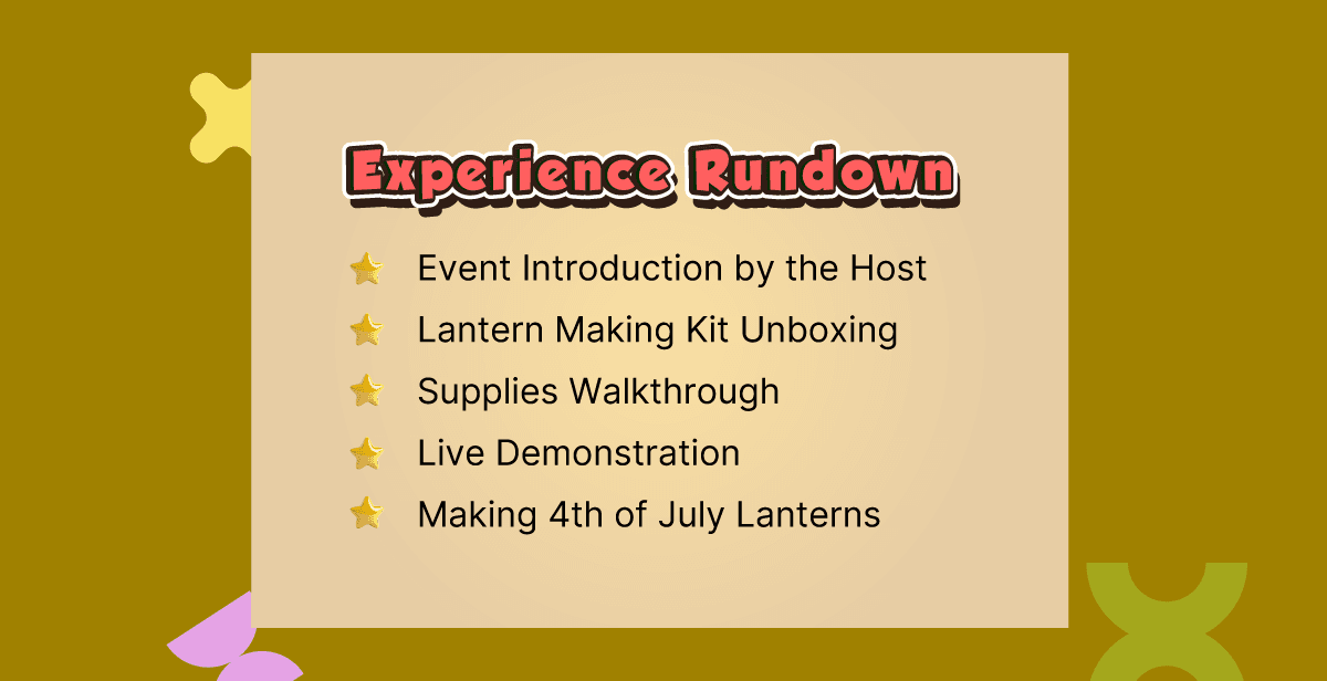 Virtual 4th of July Lantern Making