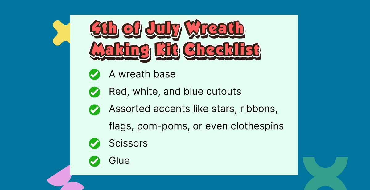 Virtual 4th of July Wreath Making