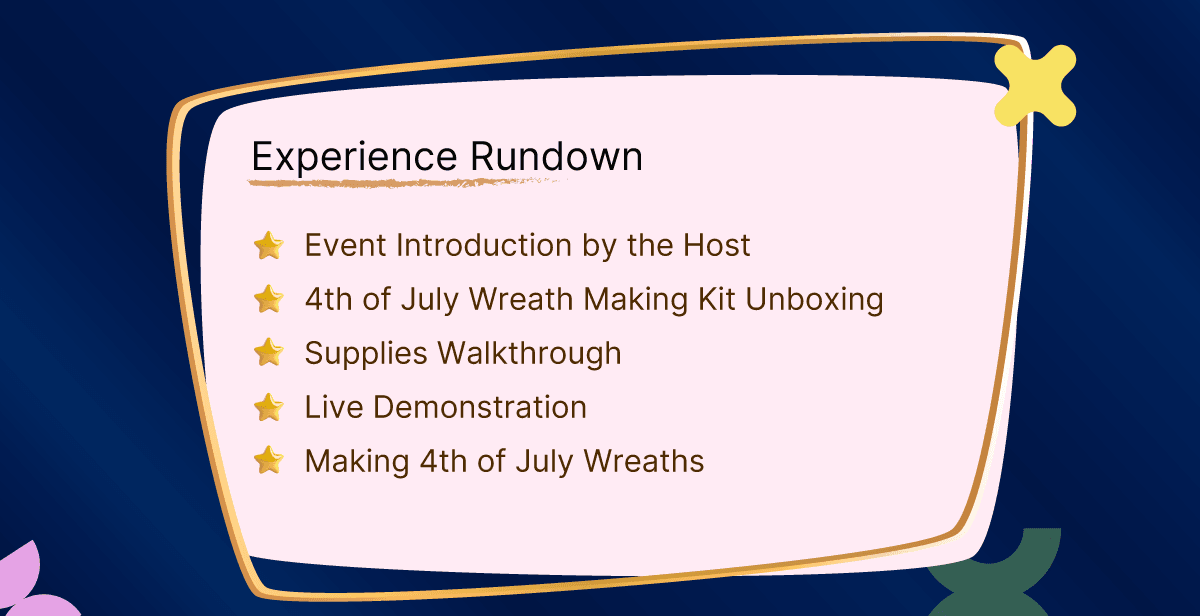 Virtual 4th of July Wreath Making