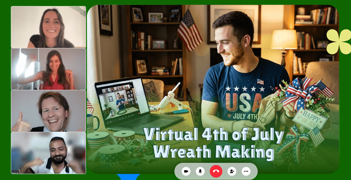 Virtual 4th of July Wreath Making