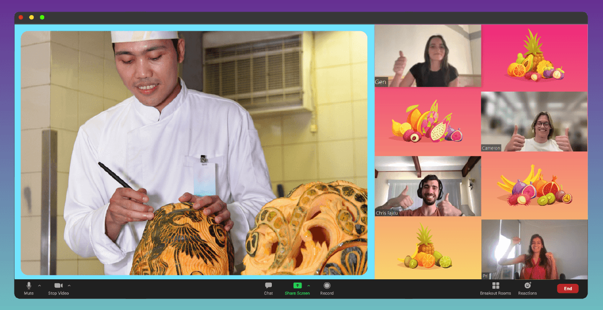 Virtual Fruit Carving: Slice & Style