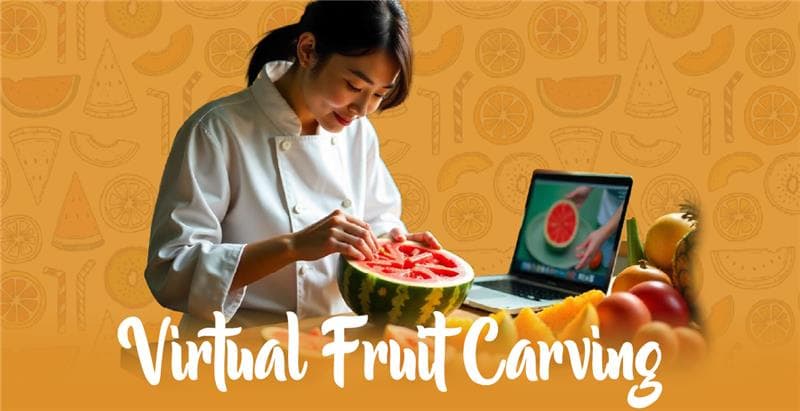 Virtual Fruit Carving: Slice & Style