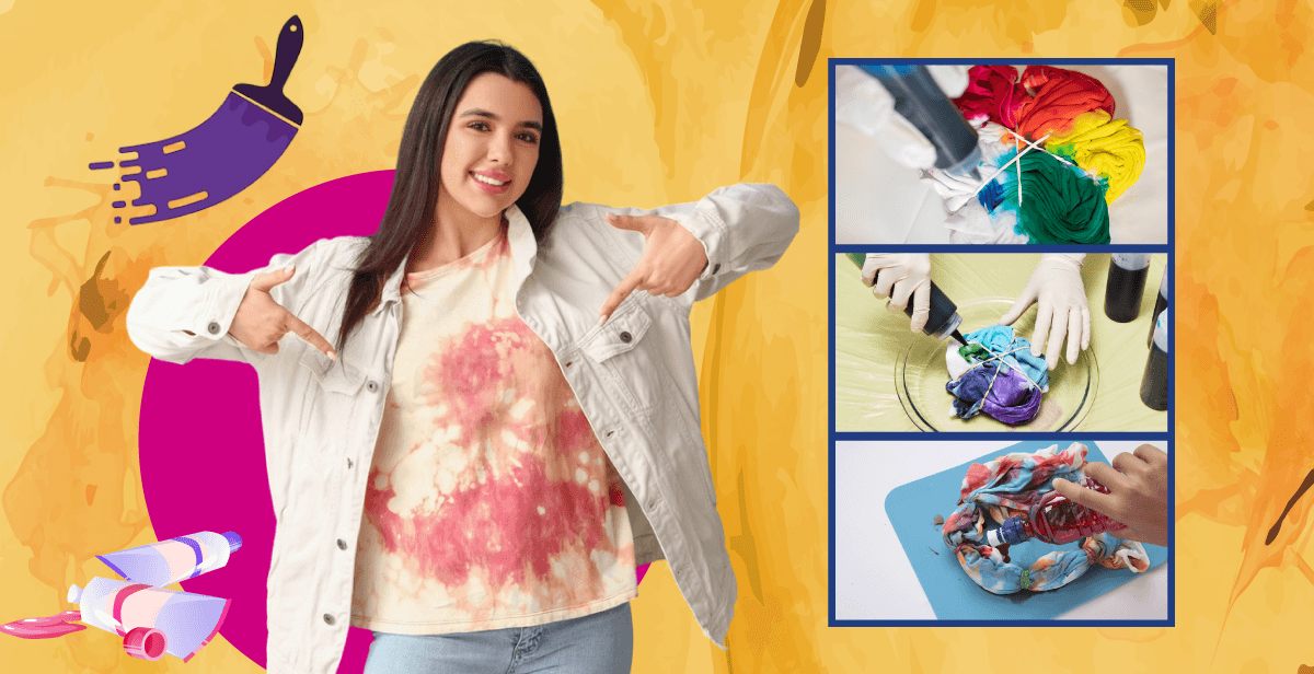Virtual Tie-Dye Painting – Tropical T-Shirt