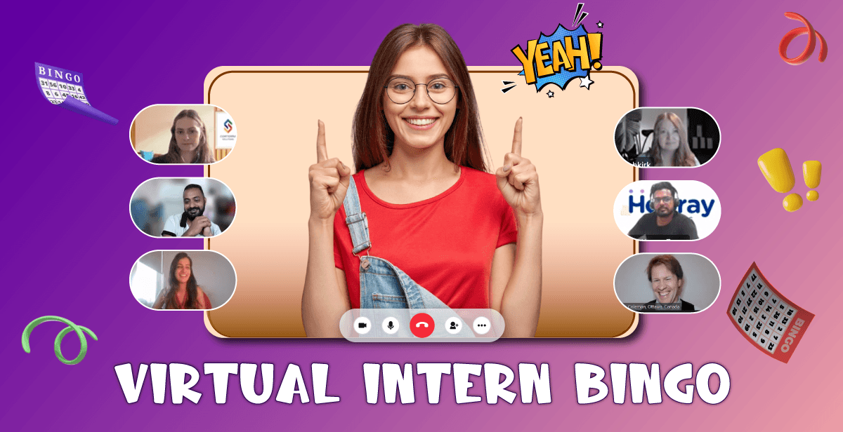 Virtual Intern Bingo