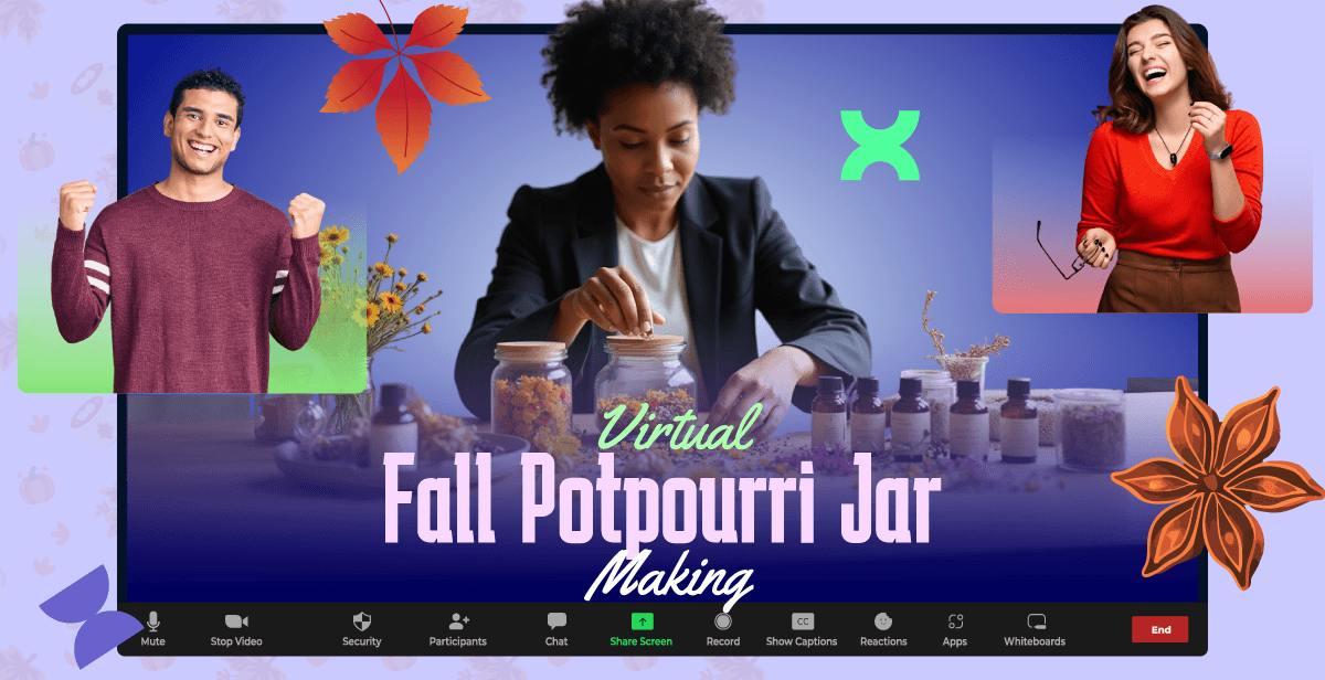 Virtual Fall Potpourri Jar Making