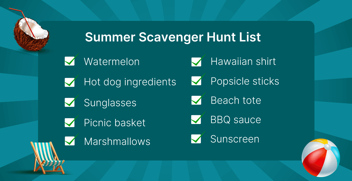 Virtual Summer Scavenger Hunt