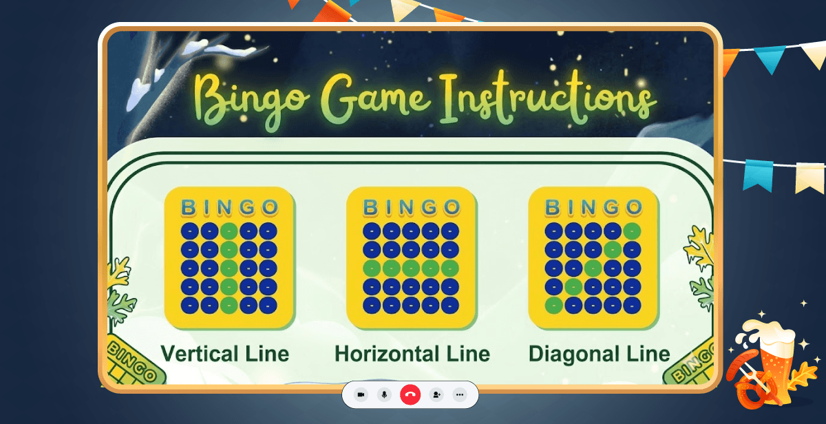 Virtual Oktoberfest Bingo
