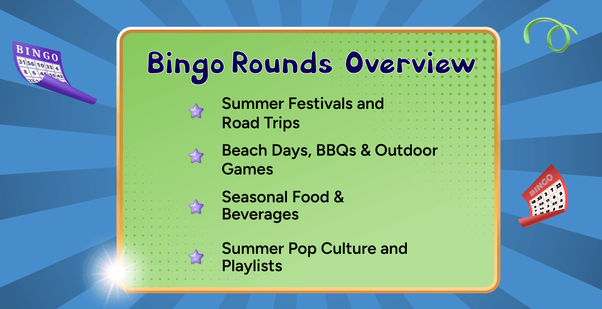 Virtual Summer Bingo