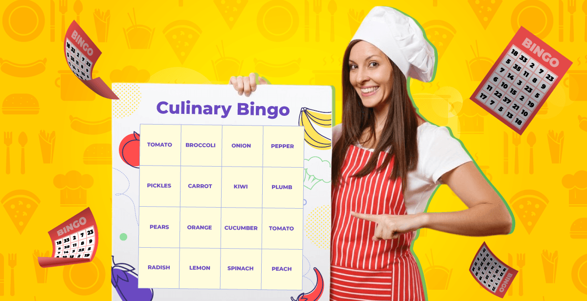 Virtual Culinary Bingo: Dab That Dish!