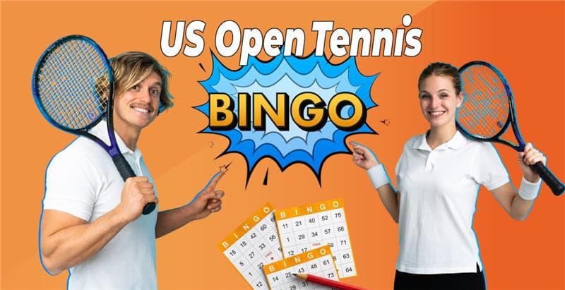 Virtual US Open Tennis Bingo
