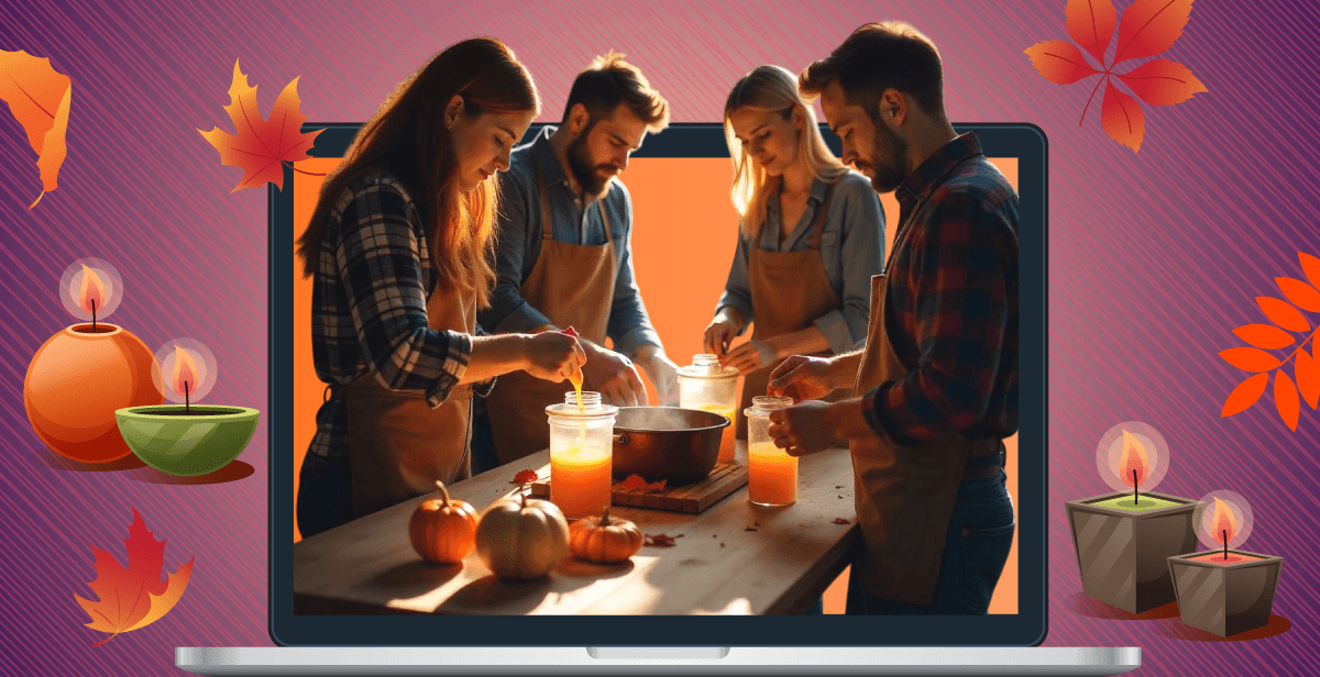 Virtual Fall Candle Making – So Scent-sational!