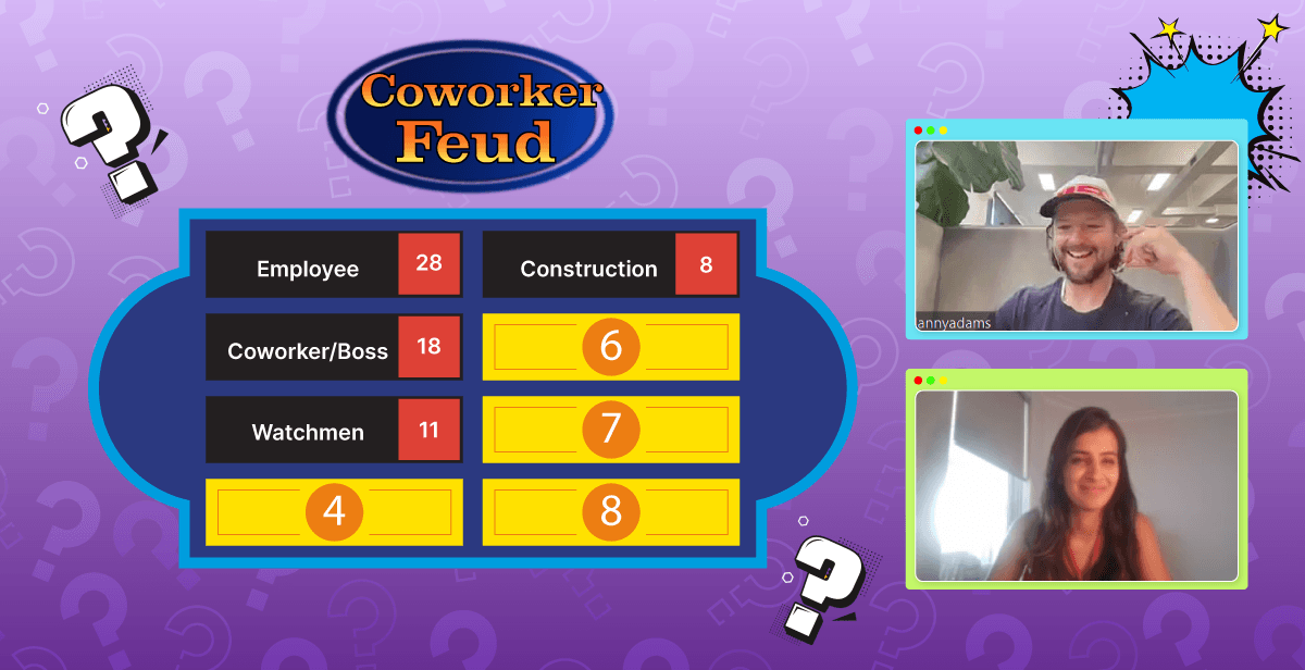 Virtual Labor Day Coworker Feud