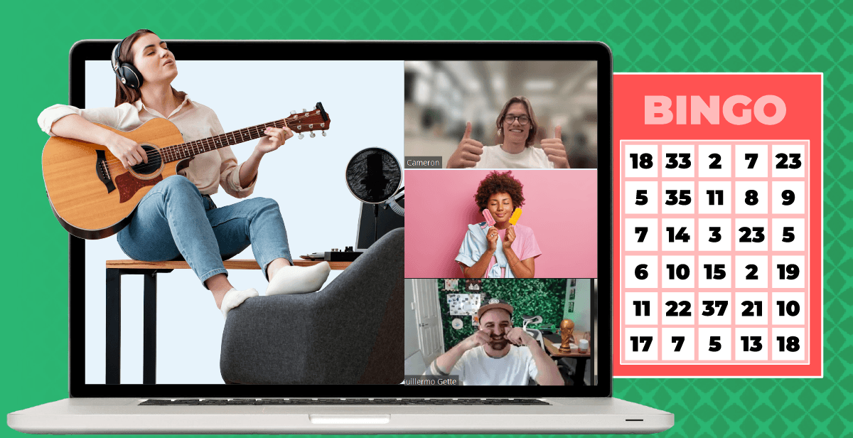 Virtual Music Bingo: Mark the Hits!