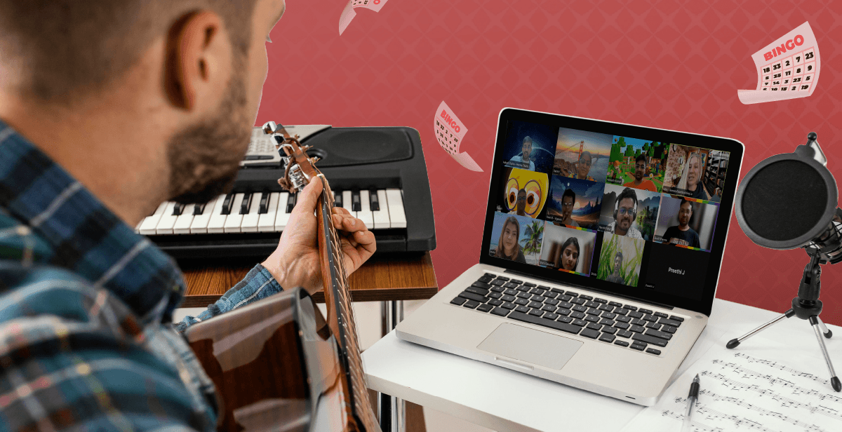 Virtual Music Bingo: Mark the Hits!
