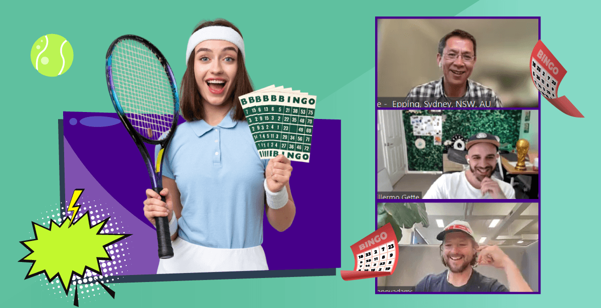 Virtual US Open Tennis Bingo