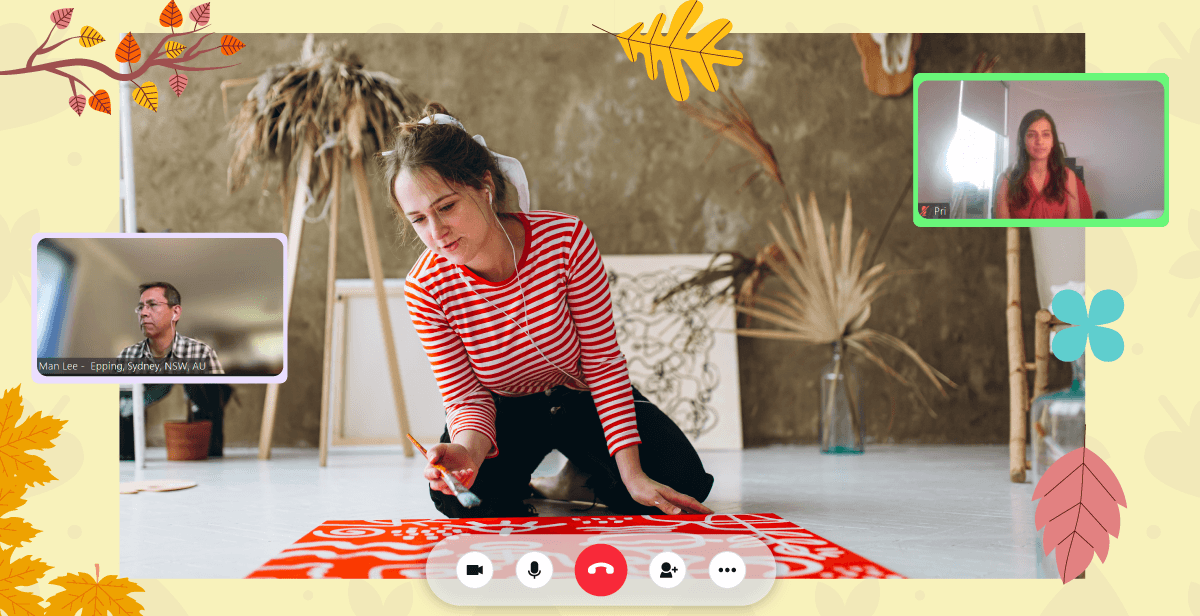 Virtual Fall Doormat Painting