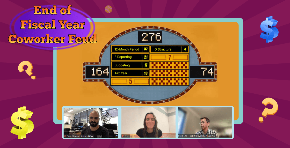 Virtual End of Fiscal Year Coworker Feud