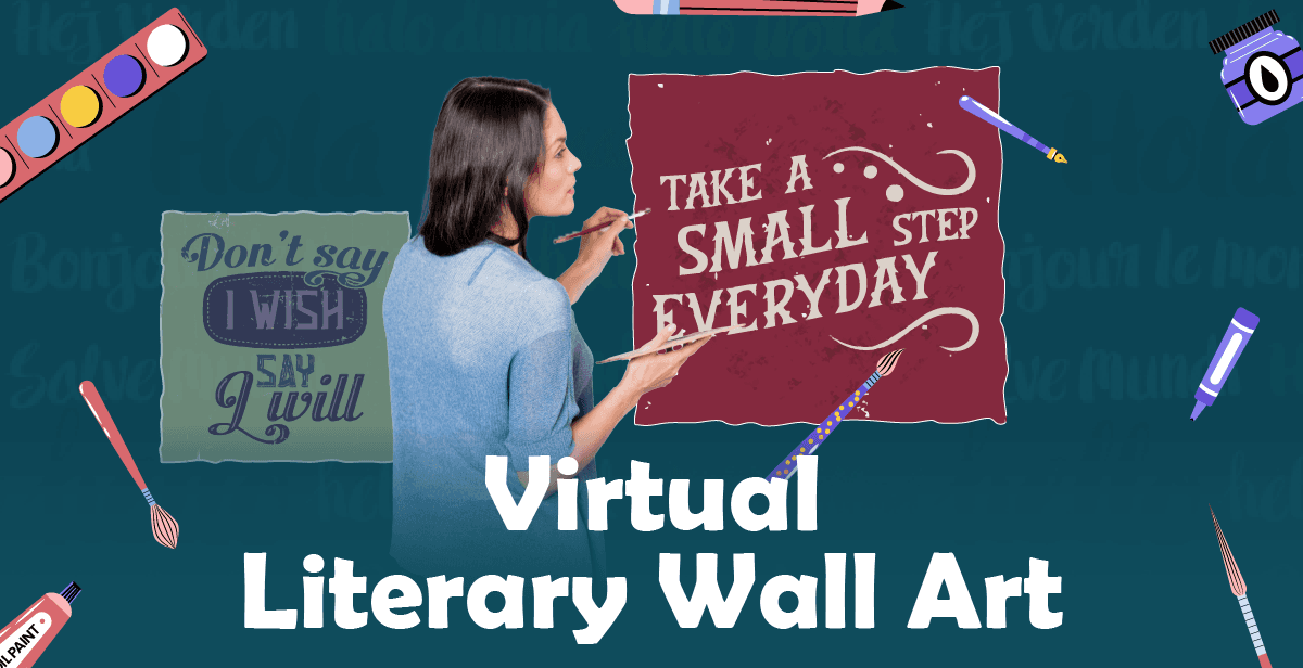 Virtual Literary Wall Art