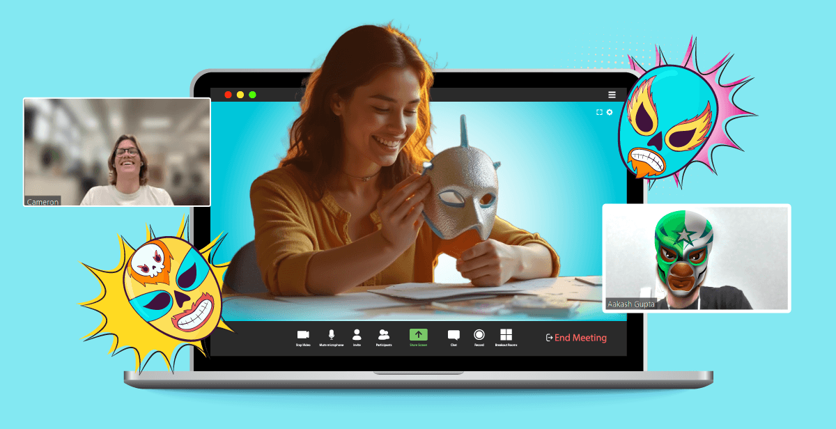 Virtual Lucha Libre Mask Making