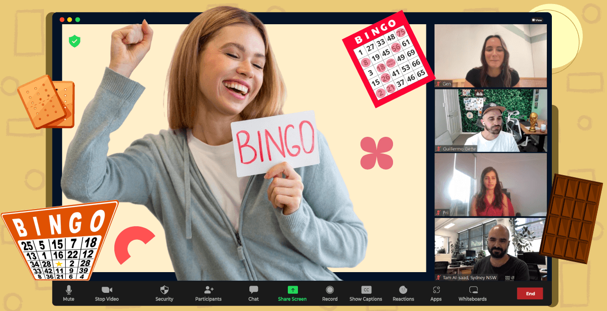 Virtual S’mores Day Bingo