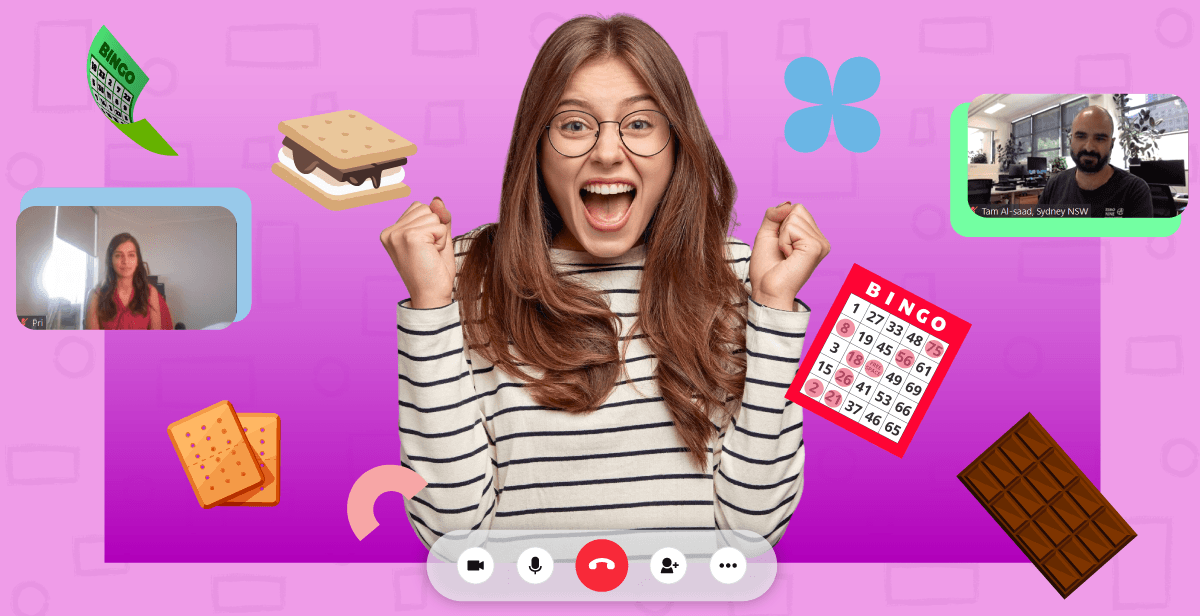 Virtual S’mores Day Bingo