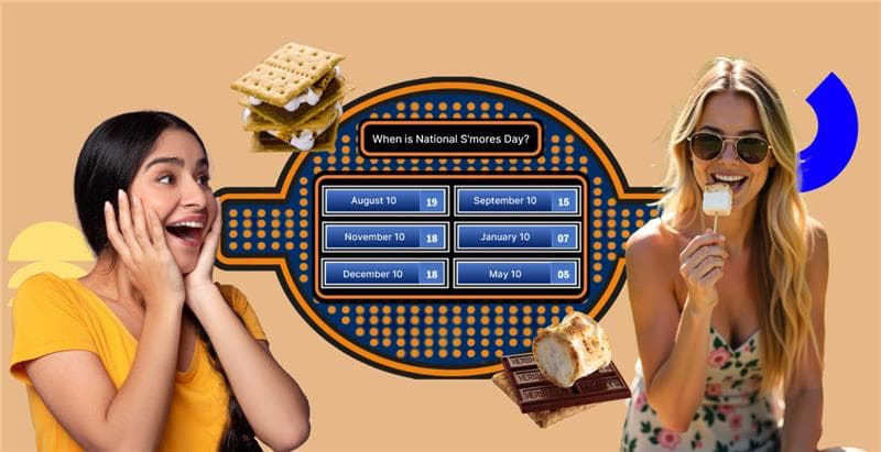 Virtual S’mores Day Coworker Feud