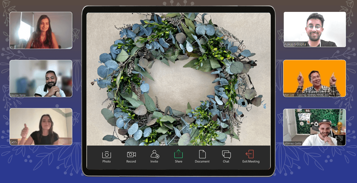 Virtual Eucalyptus Wreath