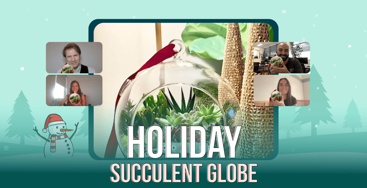 Virtual Holiday Succulent Globe