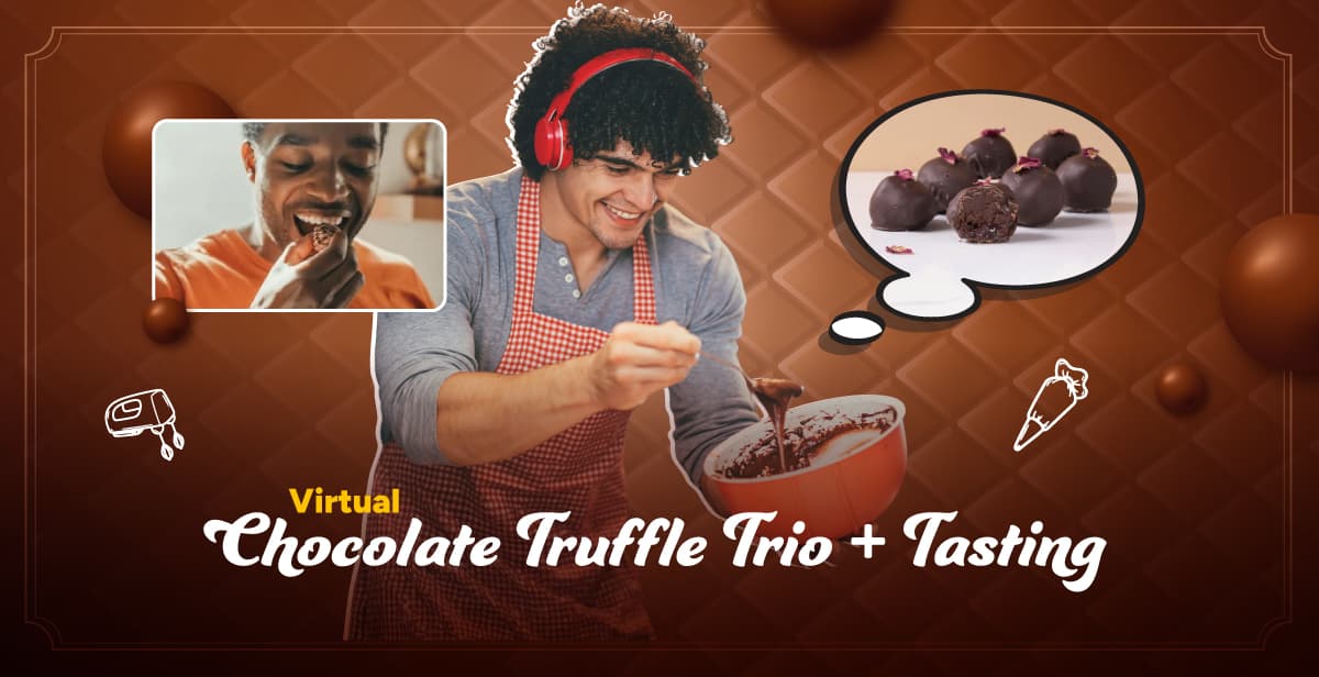 Virtual Chocolate Truffle Trio + Tasting