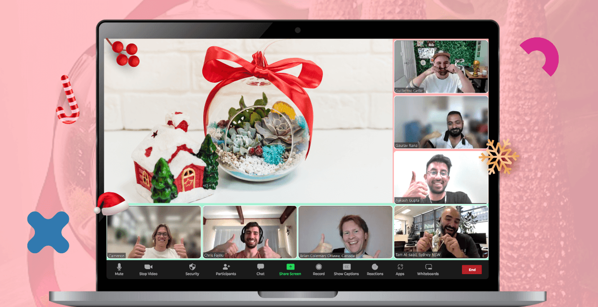 Virtual Holiday Succulent Globe