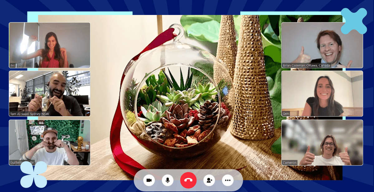 Virtual Holiday Succulent Globe