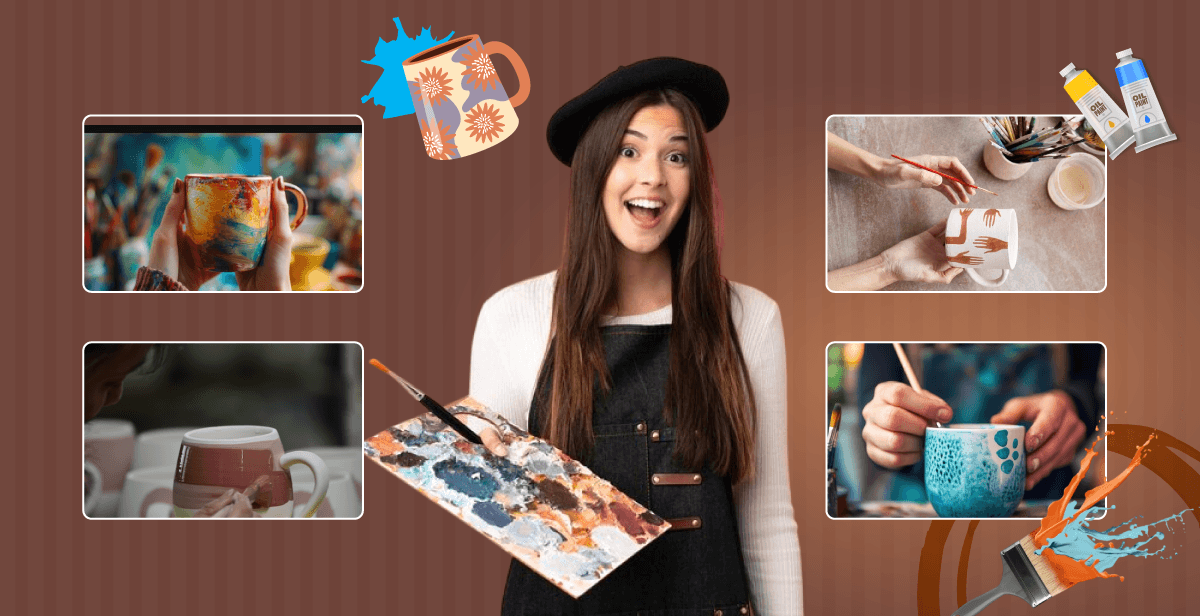 Virtual “Brew-tiful” Coffee Mug Painting
