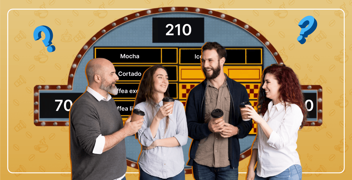 Virtual Coffee Coworker Feud – Spill the Beans!