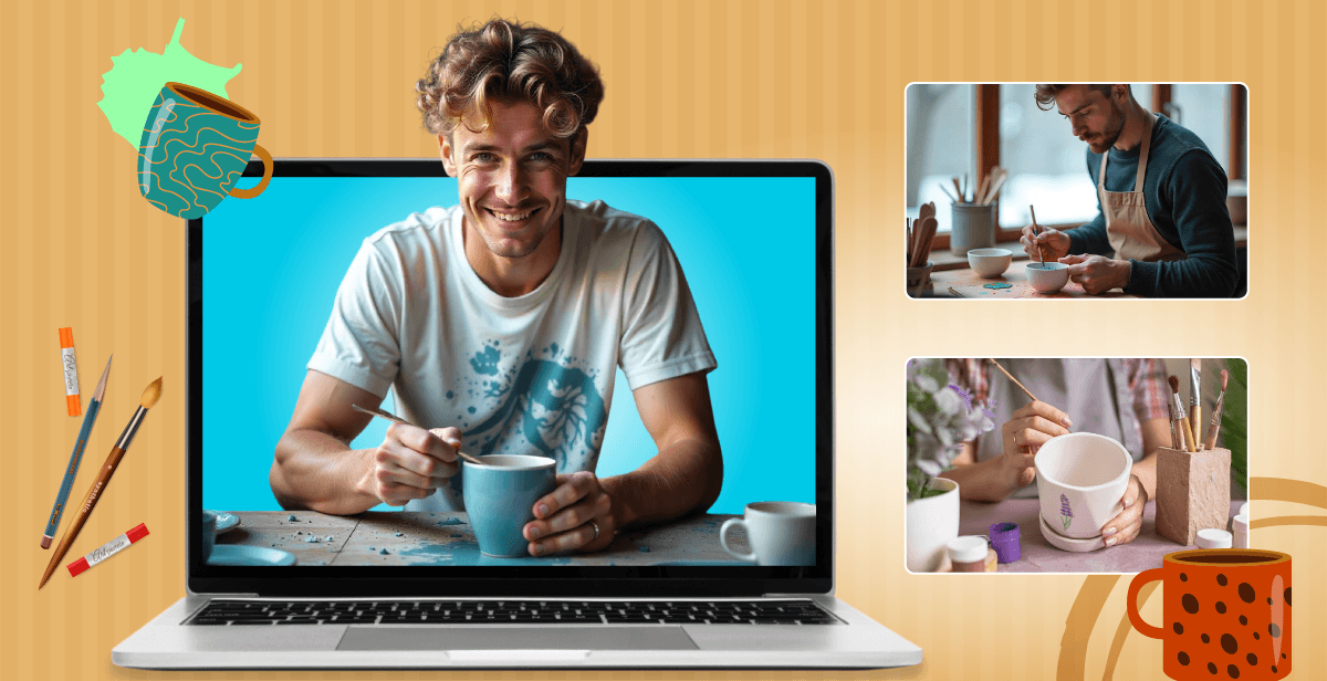 Virtual “Brew-tiful” Coffee Mug Painting