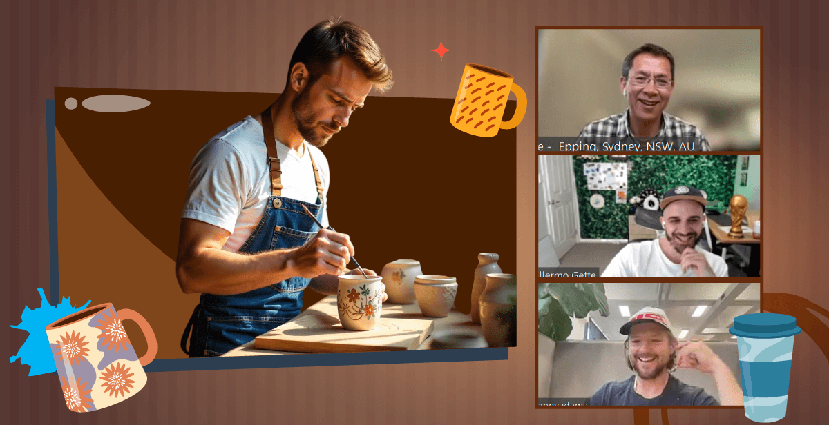 Virtual “Brew-tiful” Coffee Mug Painting