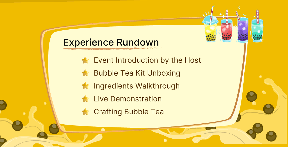 Virtual Bubble Tea Making