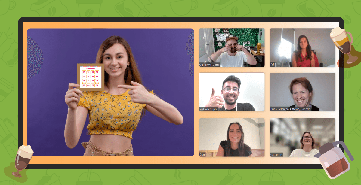 Virtual Coffee Bingo – Ever “Bean” Lucky?