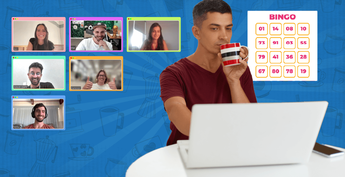 Virtual Coffee Bingo – Ever “Bean” Lucky?