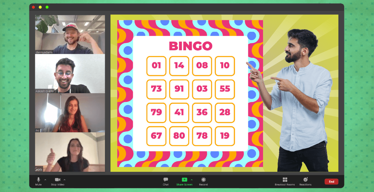 Virtual Coffee Bingo – Ever “Bean” Lucky?