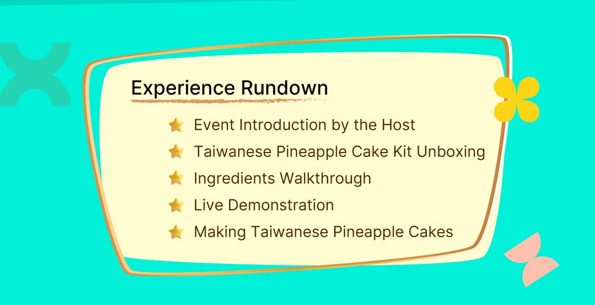 Virtual Taiwanese Pineapple Cake Making