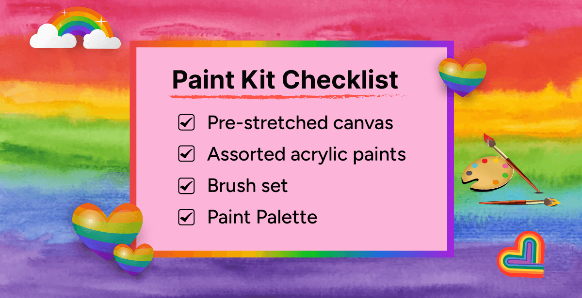 Virtual Pride Paint Party – Hue & Me!