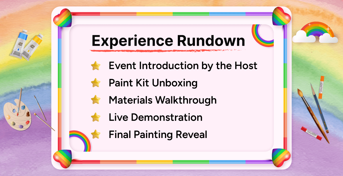 Virtual Pride Paint Party – Hue & Me!