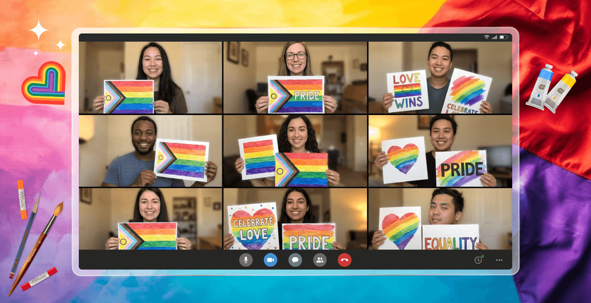 Virtual Pride Paint Party – Hue & Me!