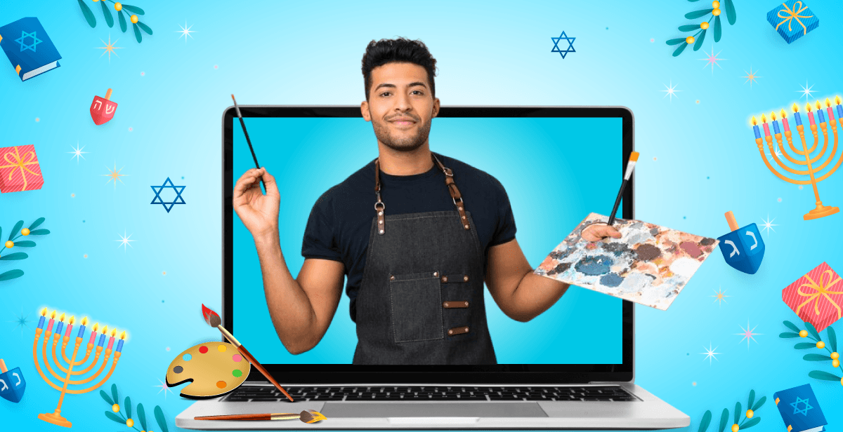 Virtual Hanukkah Paint Party