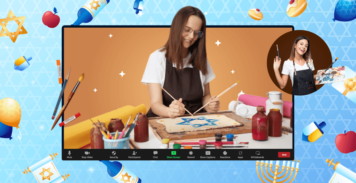 Virtual Hanukkah Paint Party